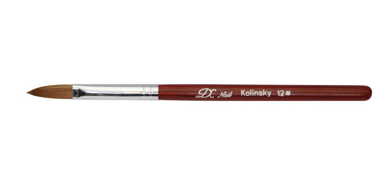 قلم کاشت ناخن کولینسکی اشکی kolinsky شماره 12
