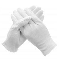دستکش نخی سفید (یک جفت)
