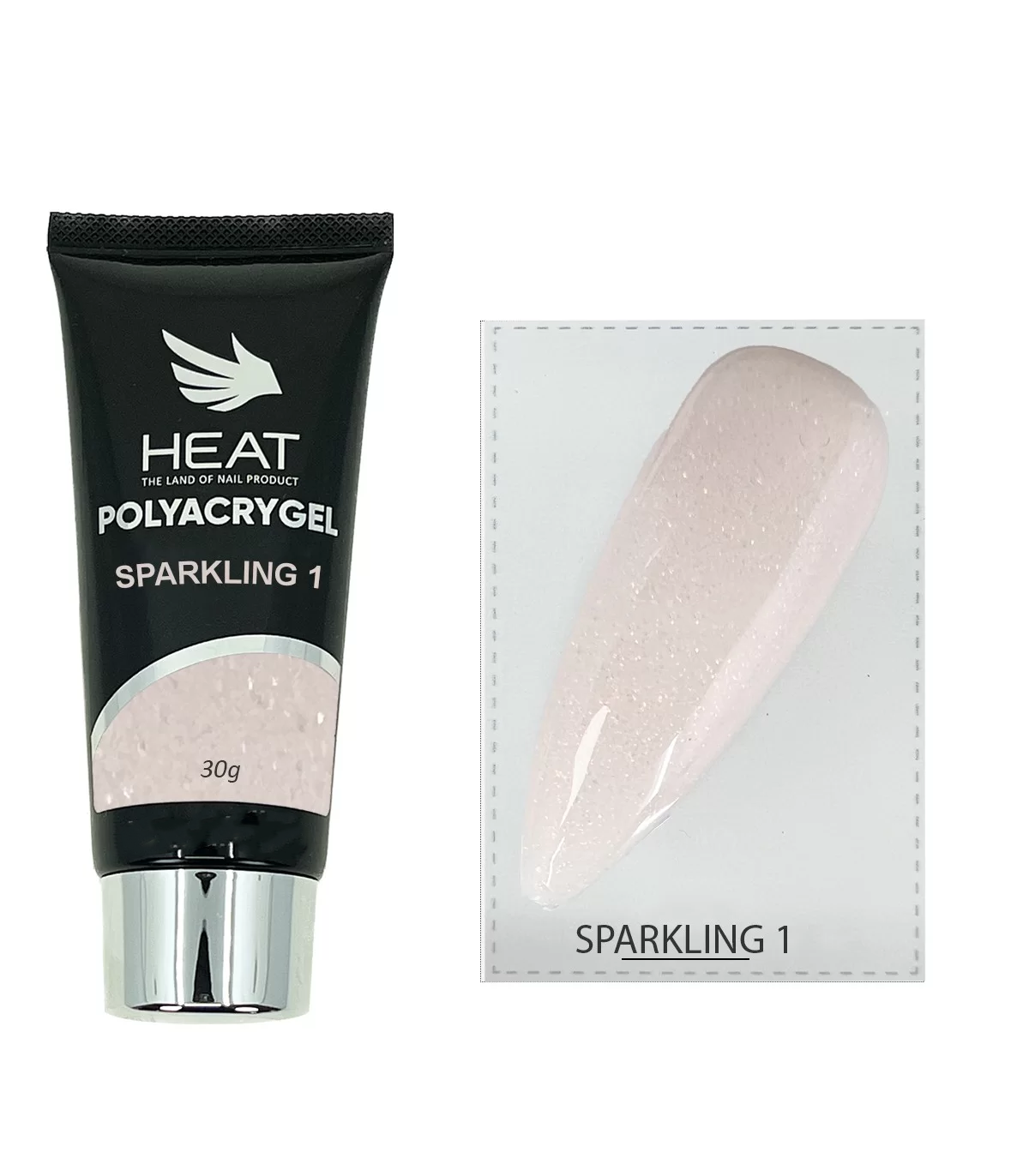 پلی ژل شاین دار هیت HEAT SPARKLING1 30G